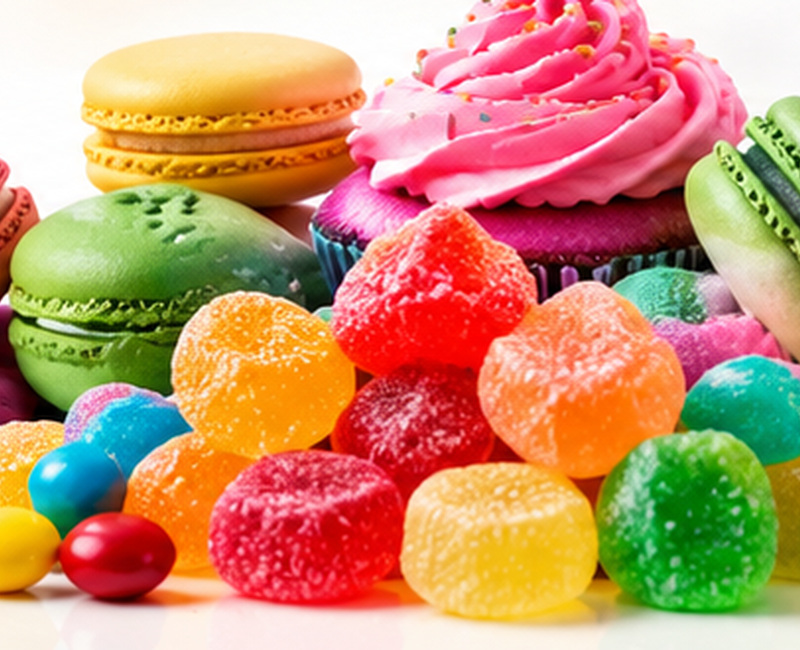 Confectioneries color applications
